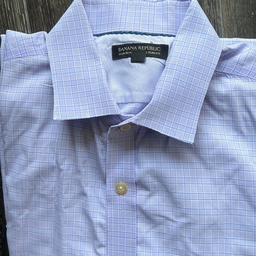 🏵️2/$14 🏵️ Banana Republic Slim Fit button down